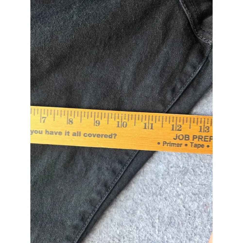 Levi's Women's Jeans 550 Relaxed Fit Tapered Leg Black Highrise Size 16R / 34x32